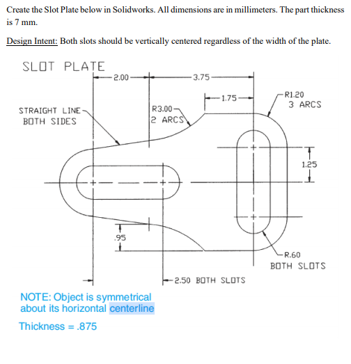 Solidworks Slot Dimension Drawing Loadingforlife - vrogue.co