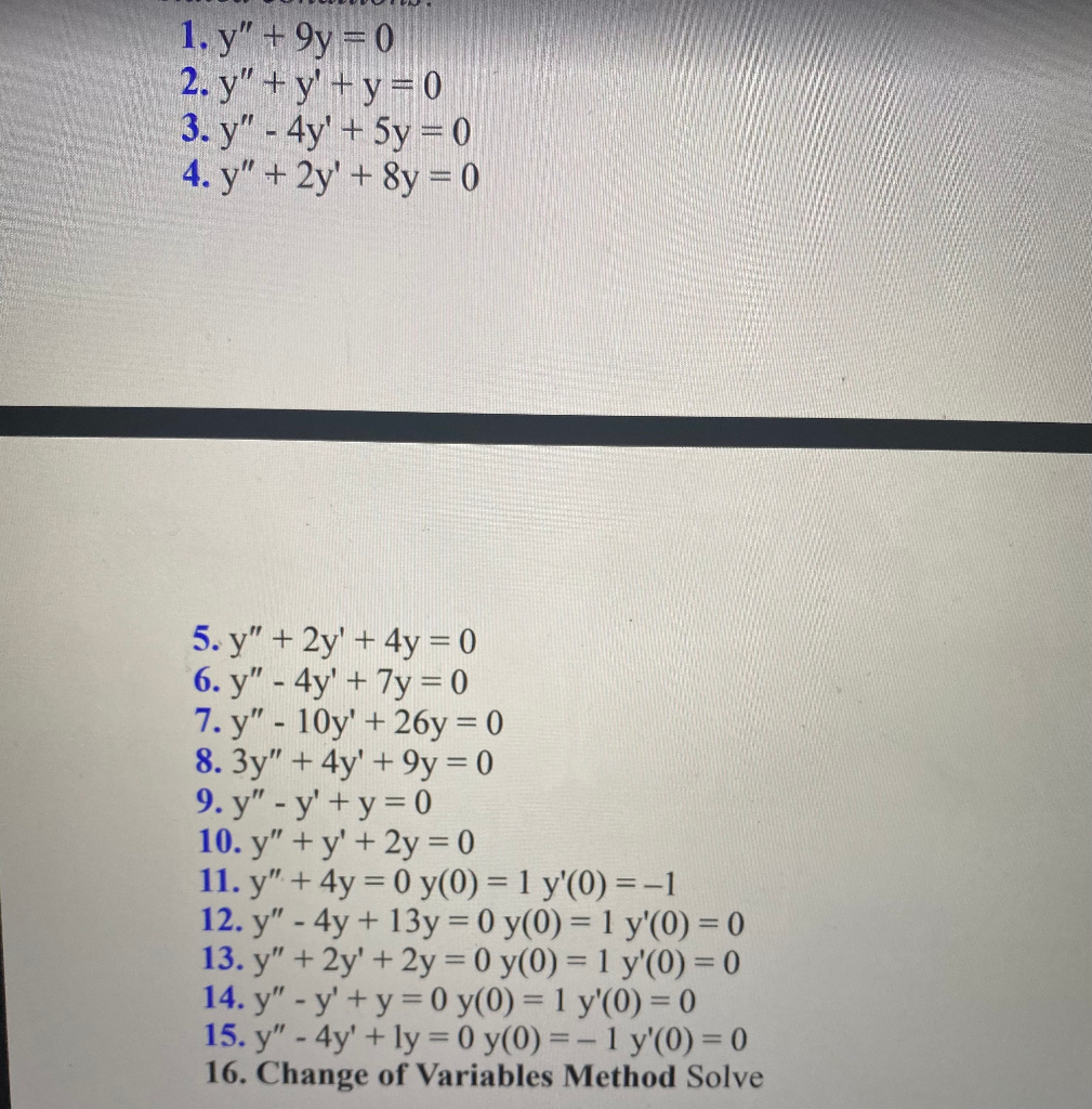 Solved Determine the general solution of the given | Chegg.com