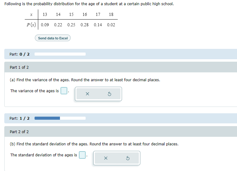 Solved Following is the probability distribution for the age | Chegg.com