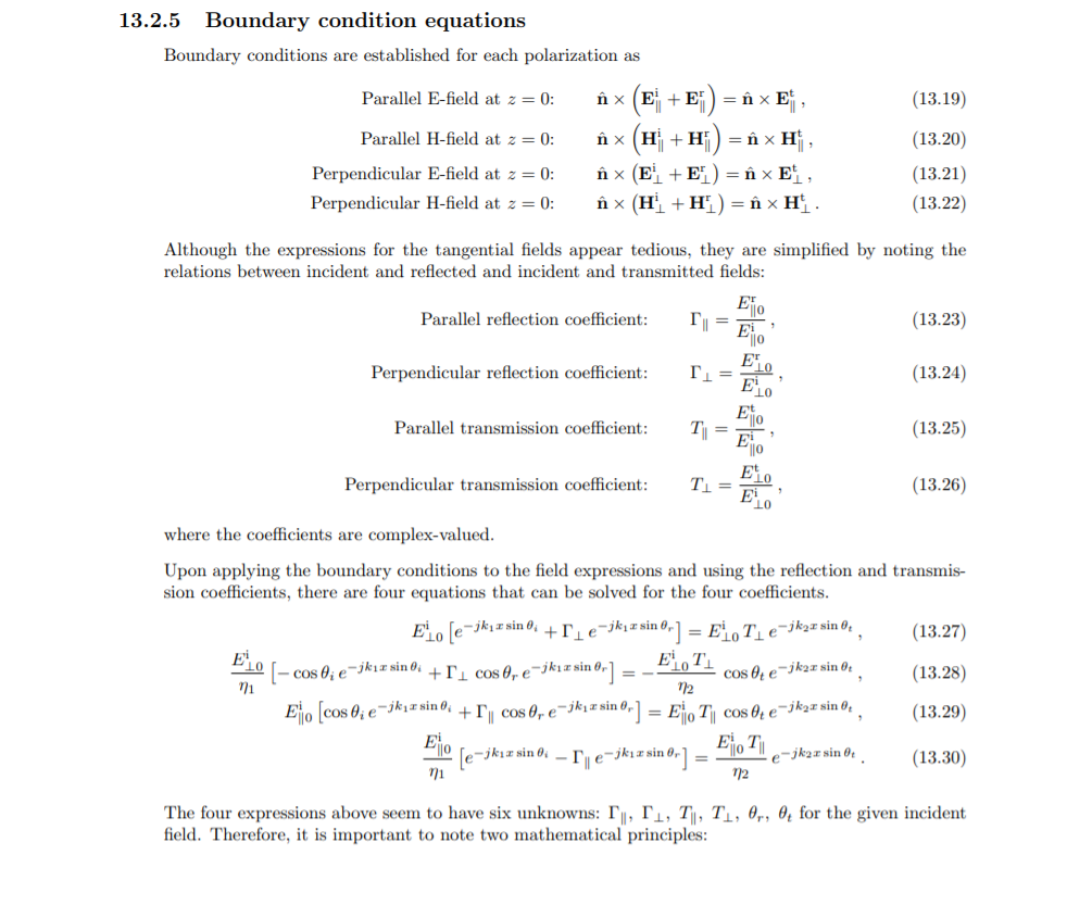 Solved 13 19 13 2 5 Boundary Condition Equations Bounda Chegg Com