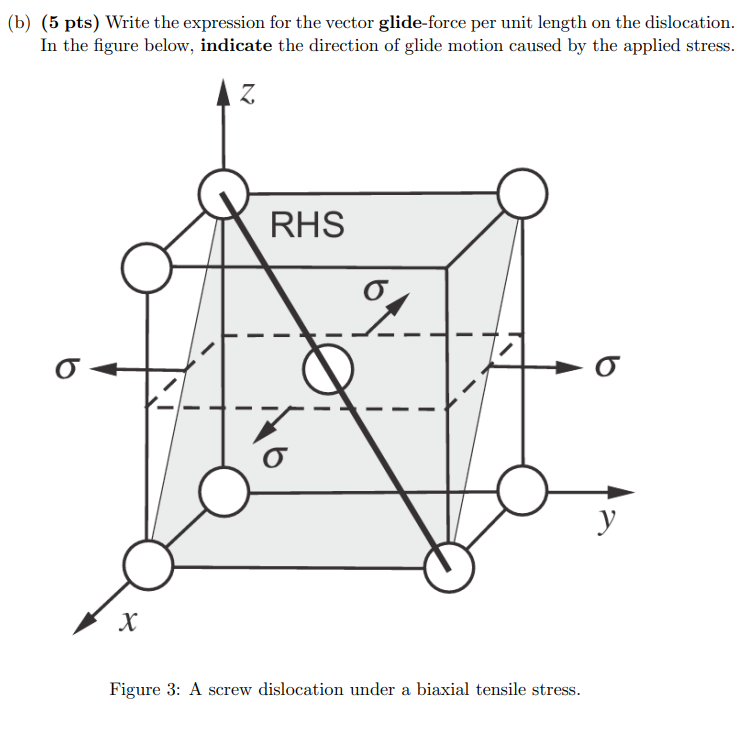 6. (20 Pts) A Right-handed Screw Dislocation In A Bcc 