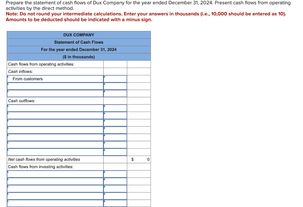 Solved The Comparative Balance Sheets For 2024 And 2023 And Chegg Com   PhpMWLaBq