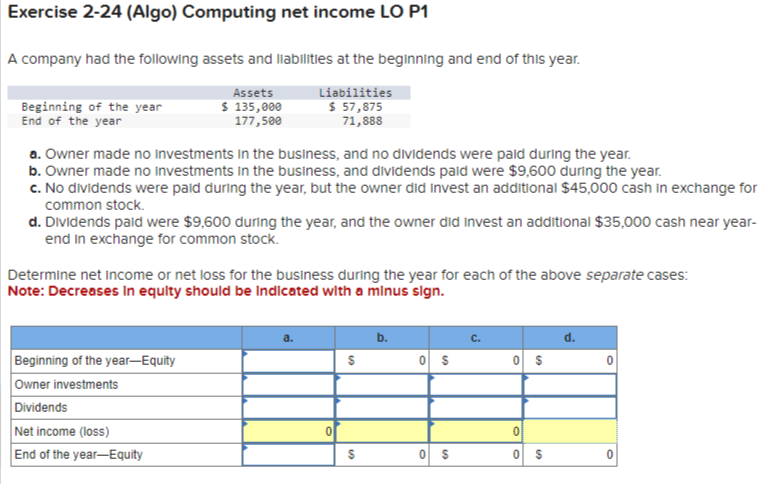 Solved NEED HELP DUE IN 14 minutes!! PLEASEEEE Exercise 2-24 | Chegg.com
