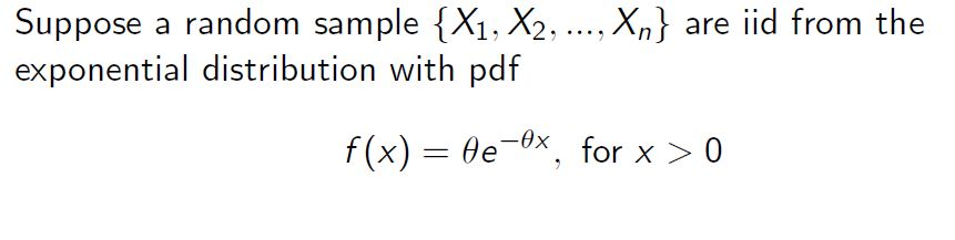 Solved Suppose A Random Sample {x1 X2 Xn} Are Iid