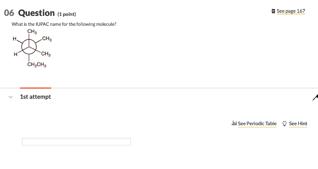 Solved 06 Question (1 point) See page 167 What is the Chegg com