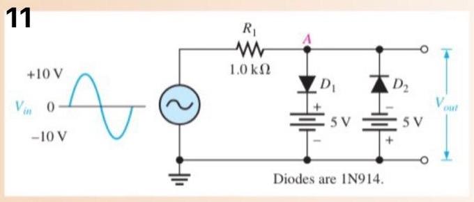 Solved A. Diode Applications: 1. Example: 4, 8, 10, 11, 13 | Chegg.com