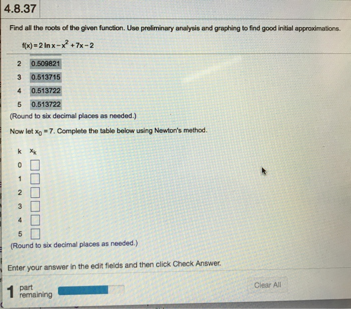 Solved 4.8.37 Find all the roots of the given function. Use | Chegg.com