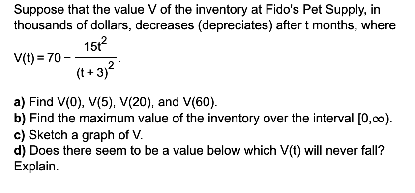 Solved please provide a detailed explanation and formulas. I | Chegg.com