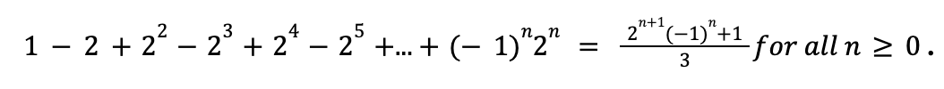 Solved A) Use Mathematical Induction To Prove The | Chegg.com