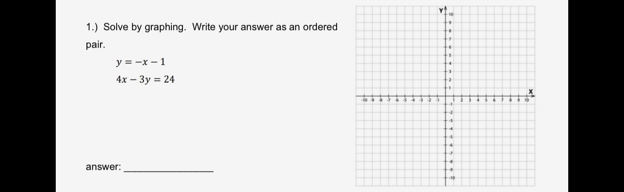 solved-1-solve-by-graphing-write-your-answer-as-an-chegg