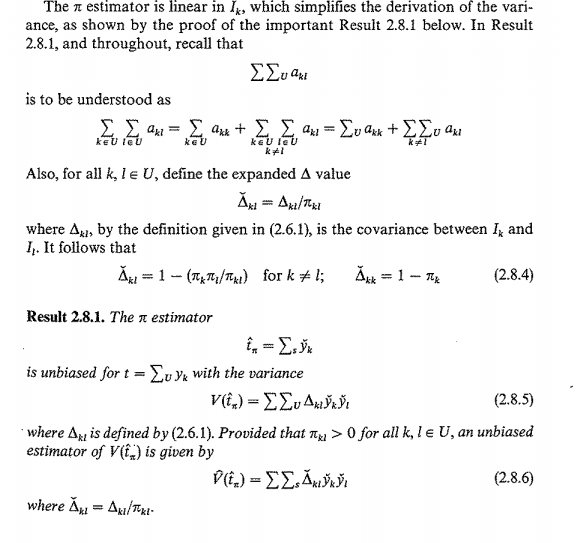 Solved 2.5. Consider a population of size N = 3, U = {1, 2, | Chegg.com