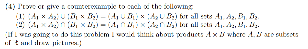 Solved Prove Or Give A Counterexample To Each Of The | Chegg.com