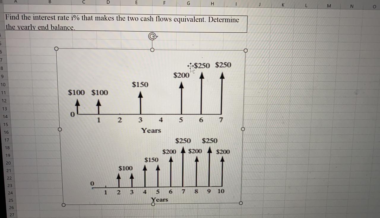 Solved Kindly upload an excel screen shout with the steps of | Chegg.com
