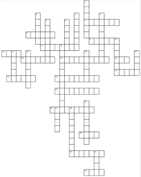 Solved The Crossword Puzzle Hints: Across 7 Protons and Chegg com