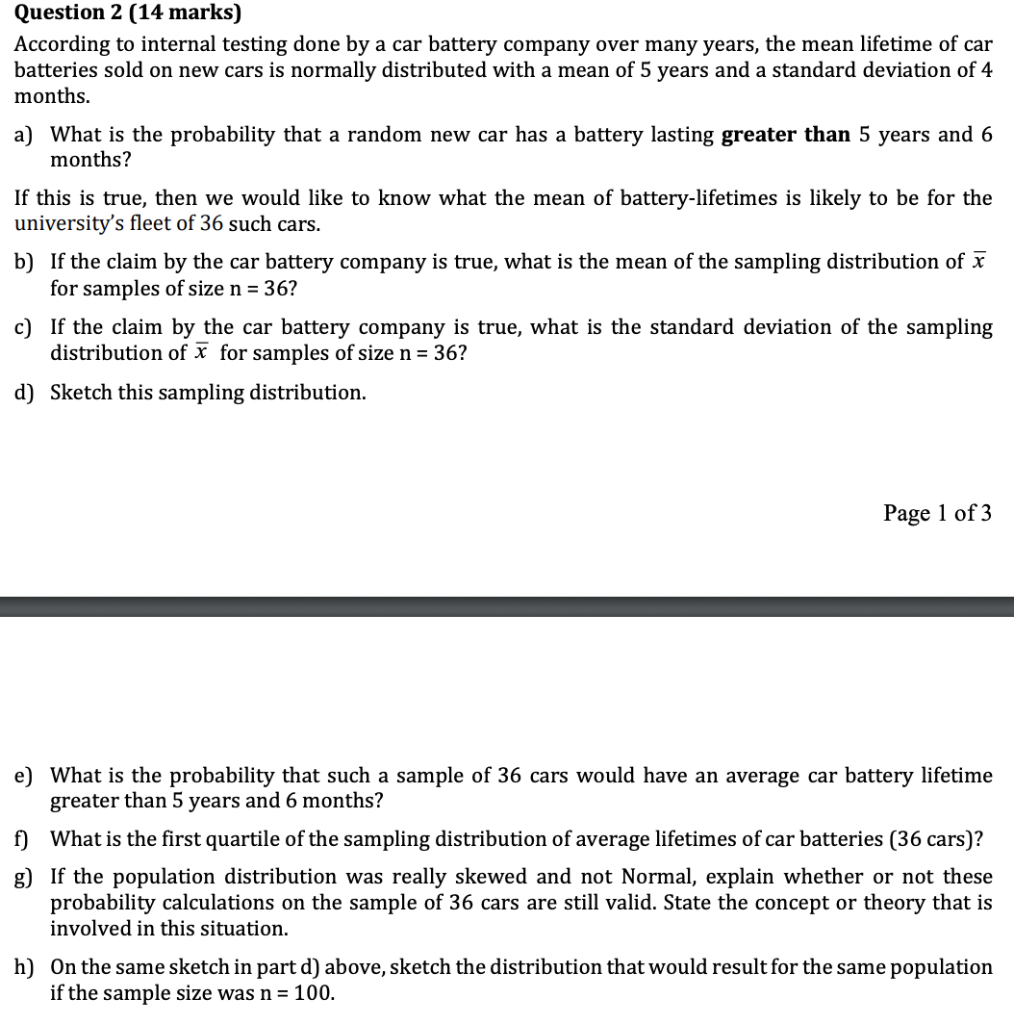 Solved Question 2 (14 Marks) According To Internal Testing | Chegg.com