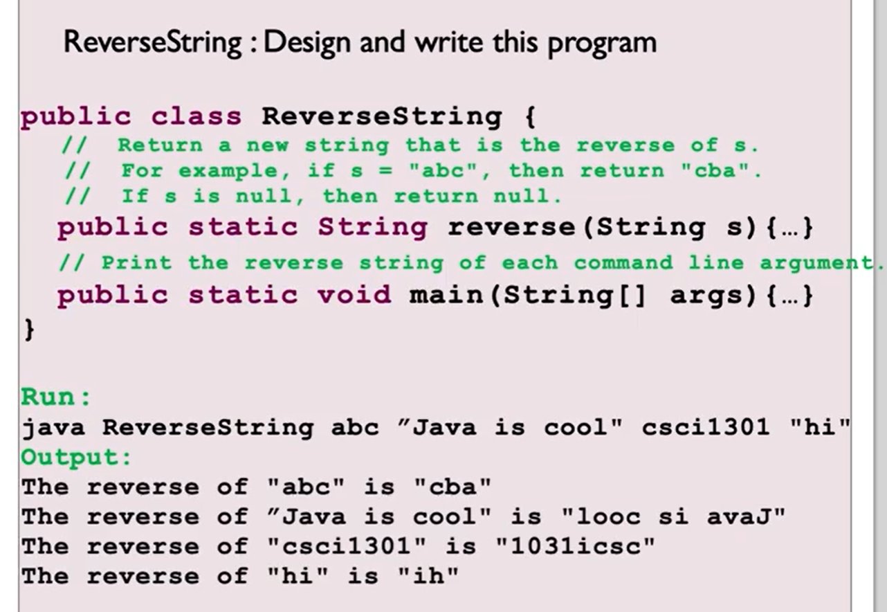 ReverseString : Design and write this program public  Chegg.com