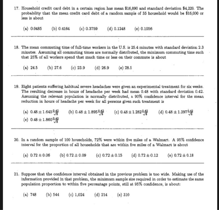 solved-17-household-credit-card-debt-in-a-certain-region-chegg