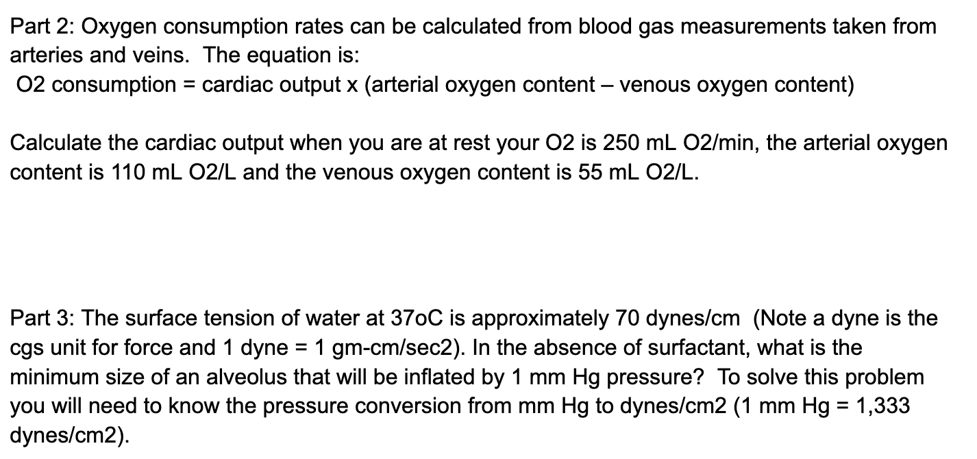 Oxygen content equation discount