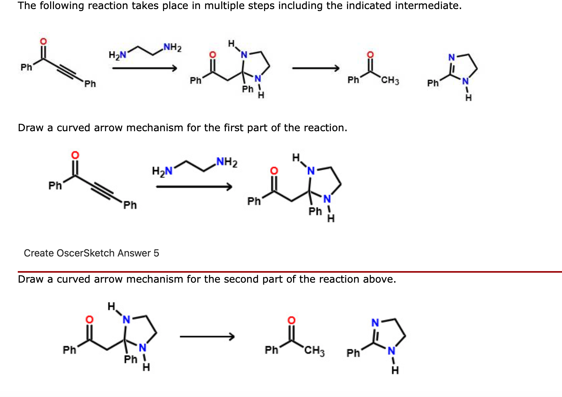 Solved The following reaction takes place in multiple steps | Chegg.com
