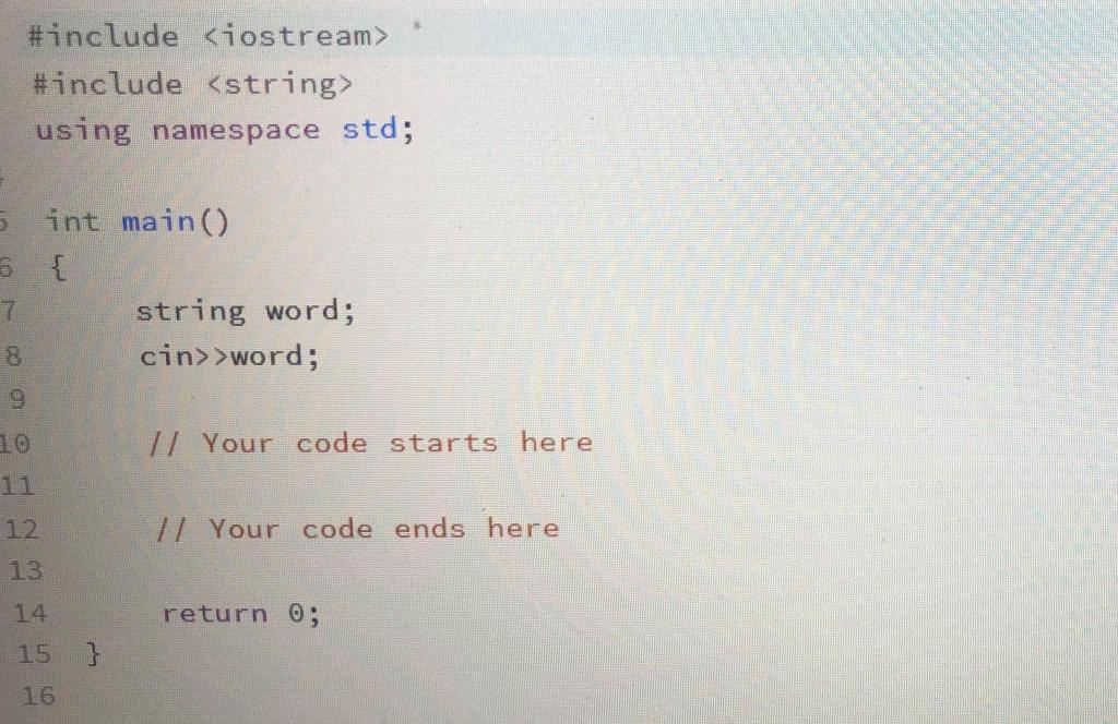 Solved Write a code that accepts as an input a three-letter | Chegg.com