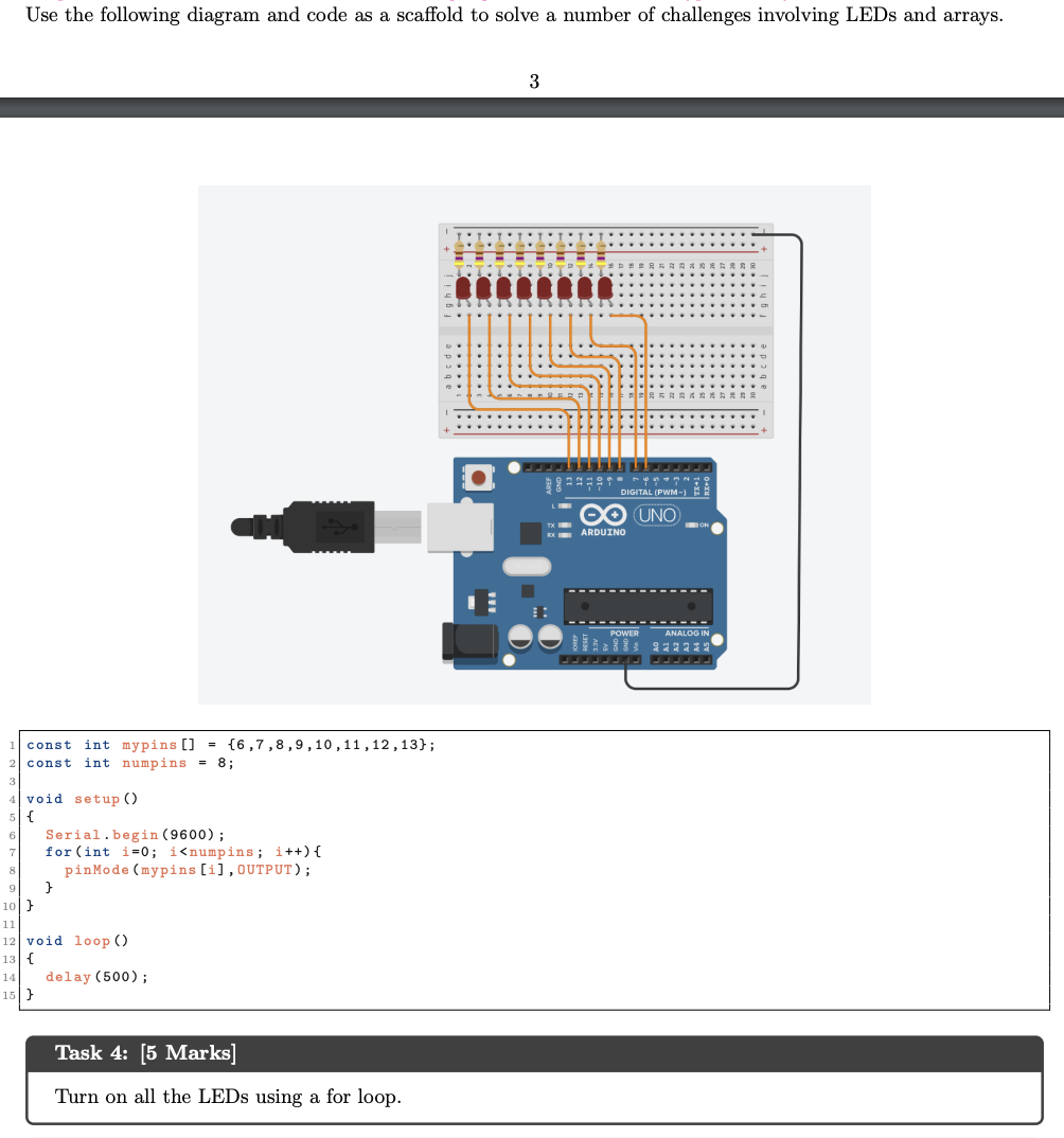Solved Use the following diagram and code as a scaffold to | Chegg.com