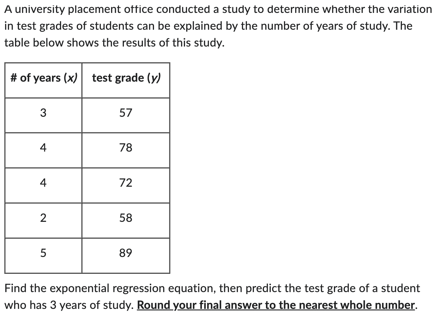 Solved A university placement office conducted a study to | Chegg.com