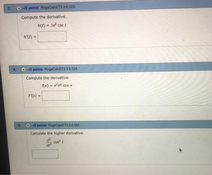 Solved Please Answer All Three Parts. | Chegg.com