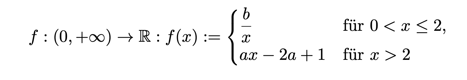 Solved Determine The Parameters A, B ∈ R Such That The | Chegg.com