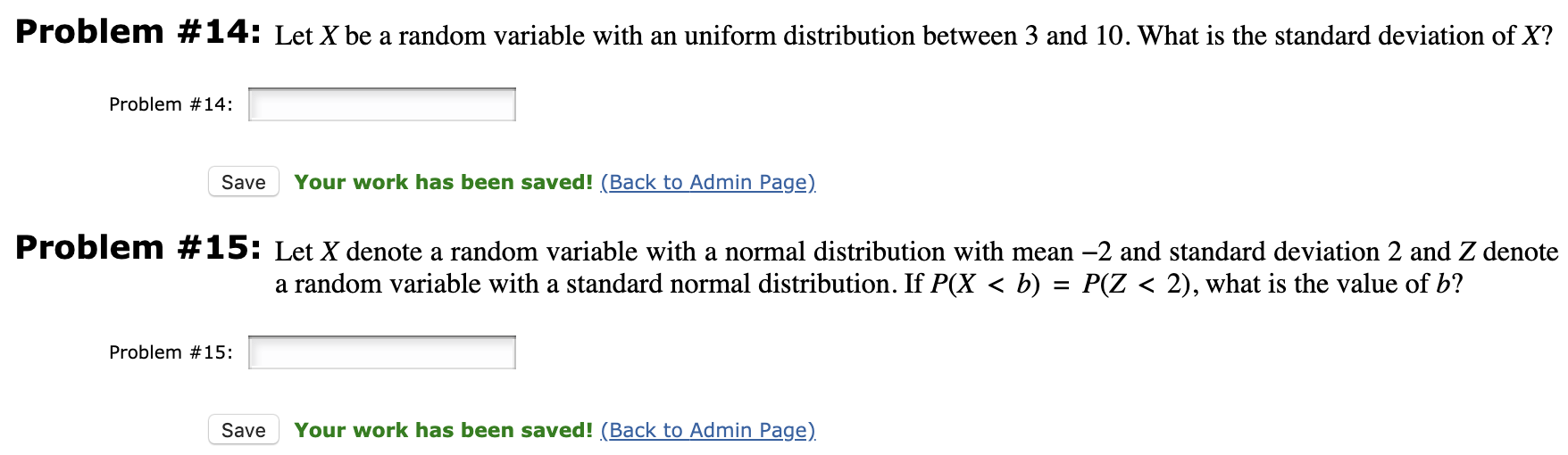 Solved Problem #14: Let X be a random variable with an | Chegg.com