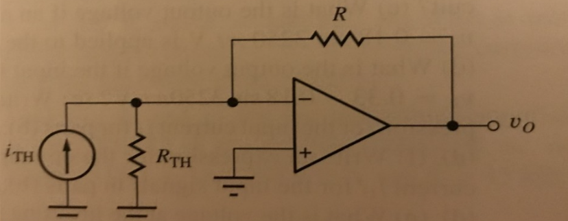 Solved R vo İTH RTH | Chegg.com