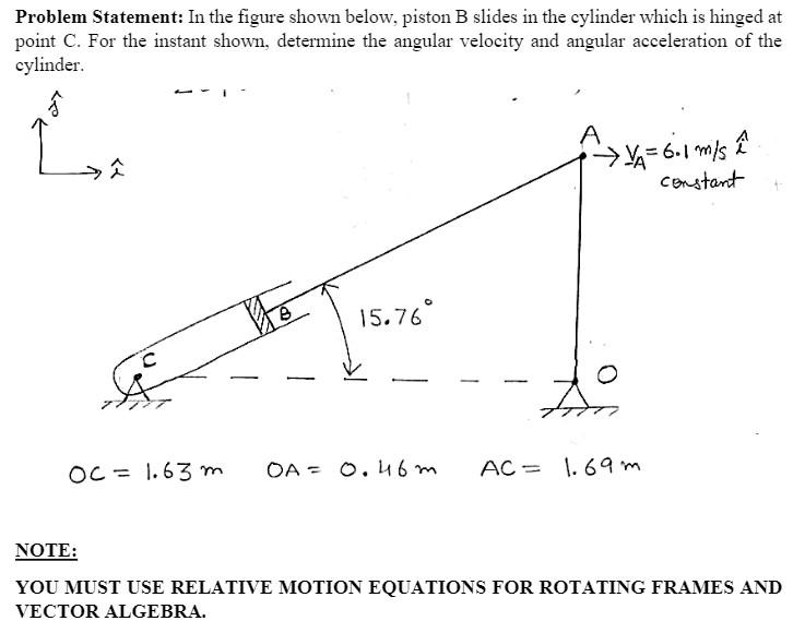 Solved Problem Statement: In the figure shown below, piston | Chegg.com