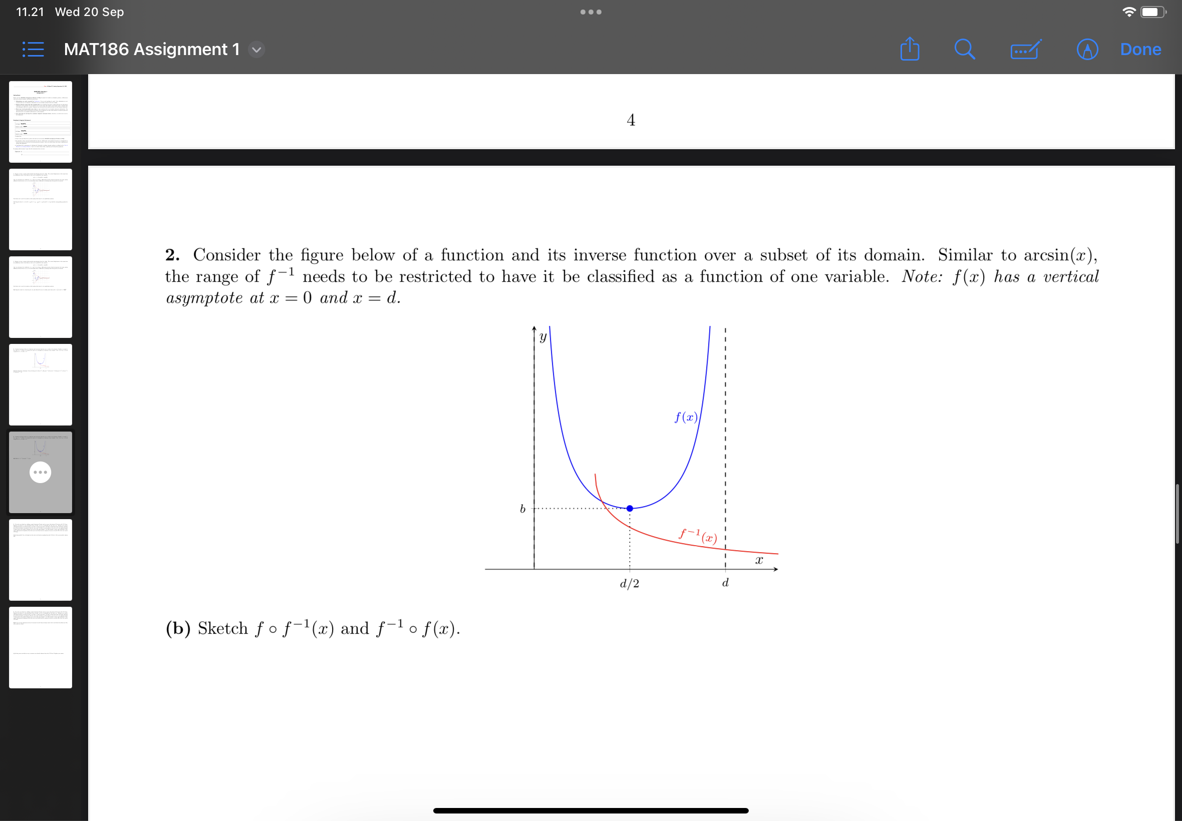 Solved 2. Consider the figure below of a function and its | Chegg.com