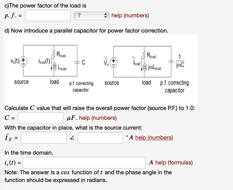 Solved w Rload Rload vs(t) load(t) +1 Vload 200W (50 points) | Chegg.com