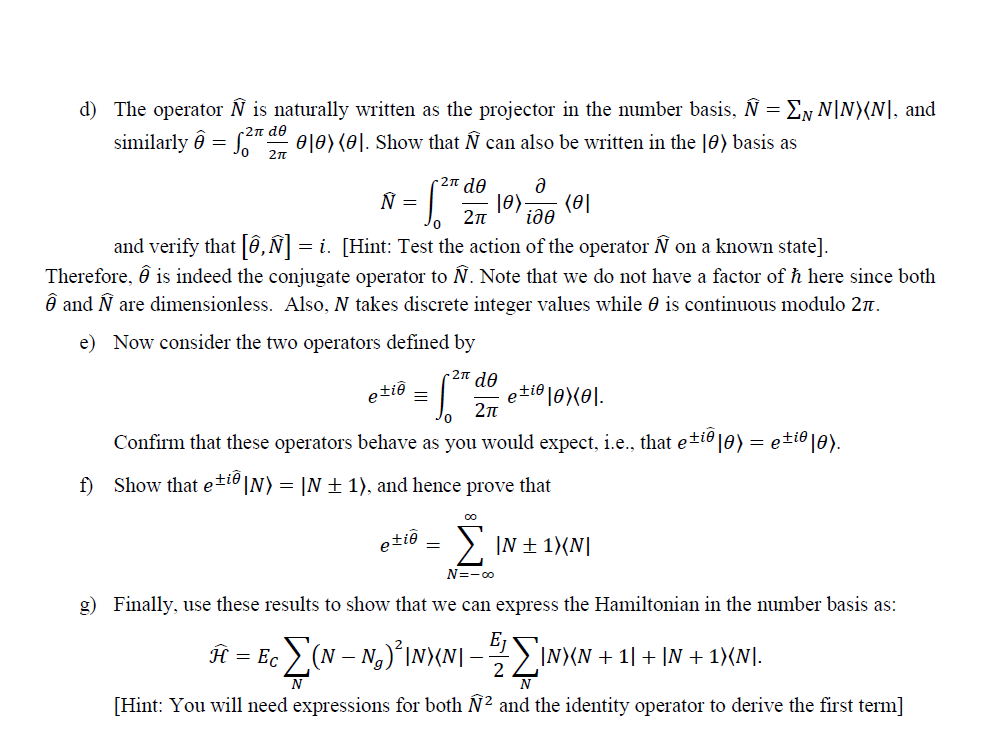 Problem 2: Cooper pair box The circuit diagram | Chegg.com