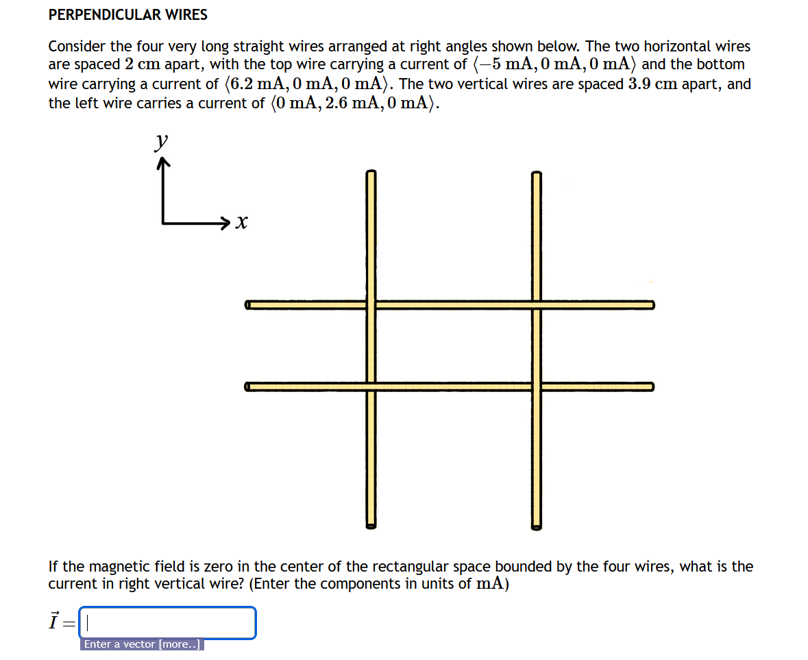 Solved Consider The Four Very Long Straight Wires Arranged | Chegg.com