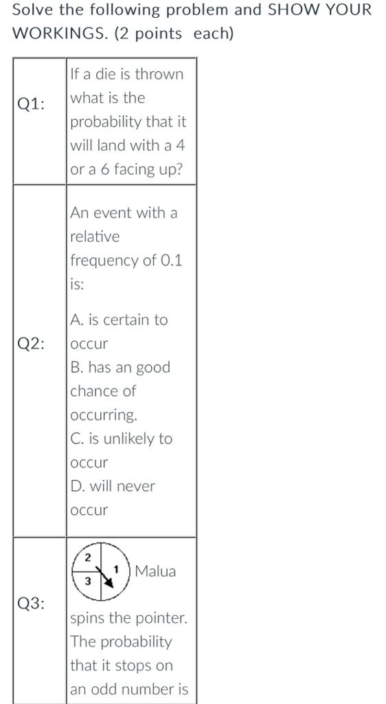 Solved Solve The Following Problem And SHOW YOUR | Chegg.com