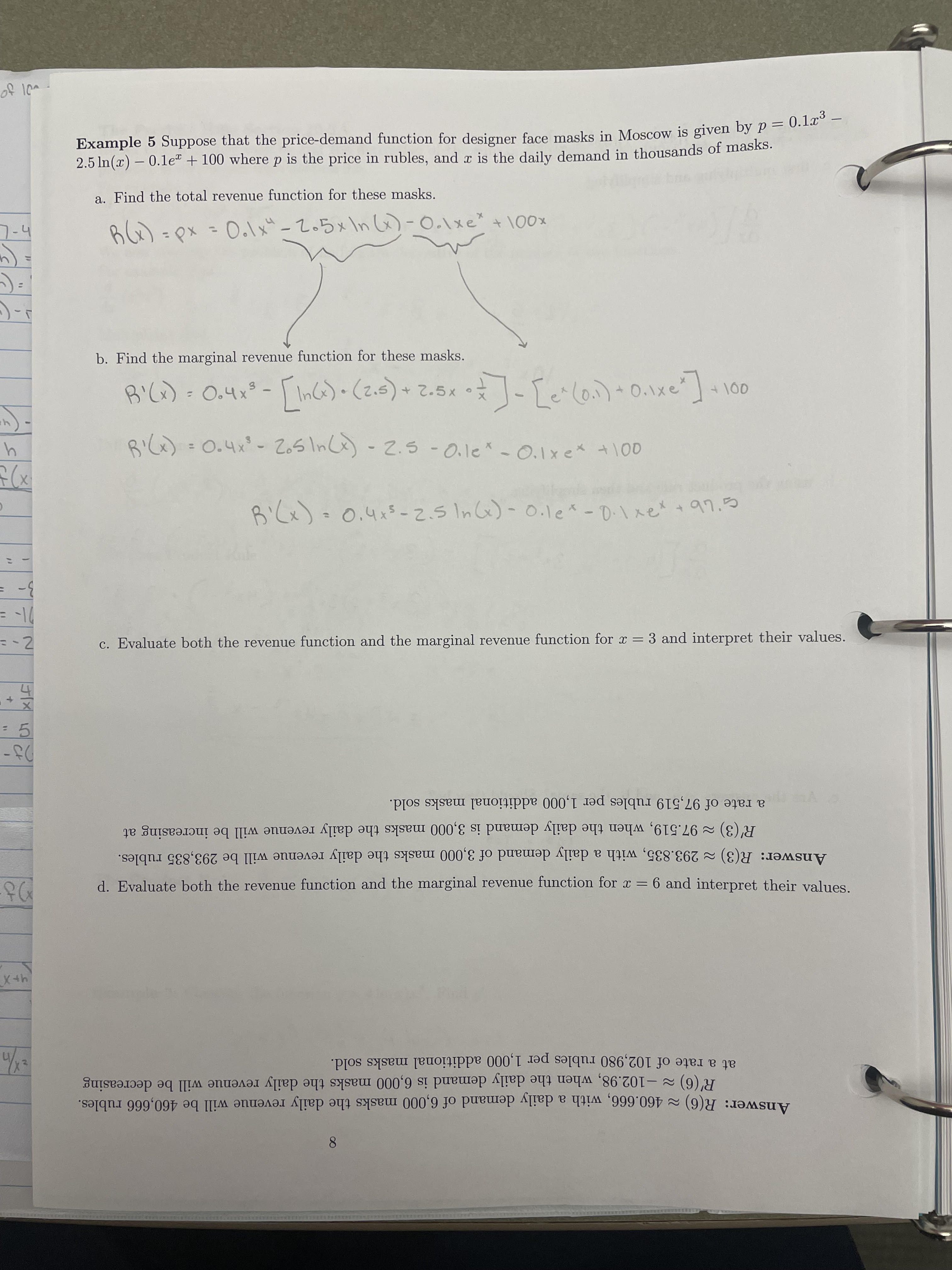 Solved example 5 suppose that the price demand function for chegg