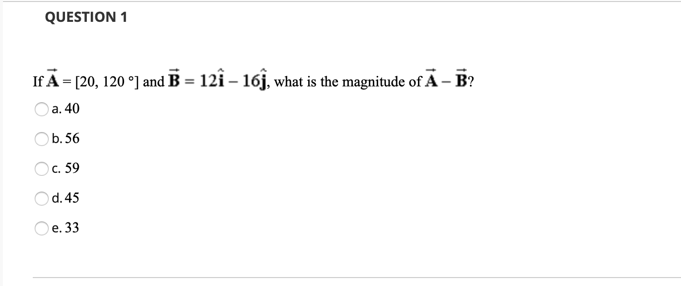 Solved Question 1 Ifa 1 And B 121 16 Wha Chegg Com