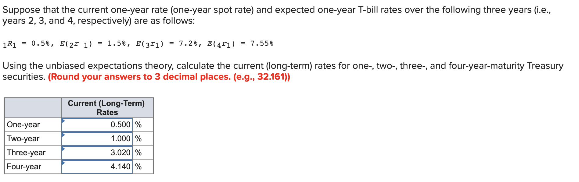 Solved Suppose That The Current One year Rate one year Spot Chegg