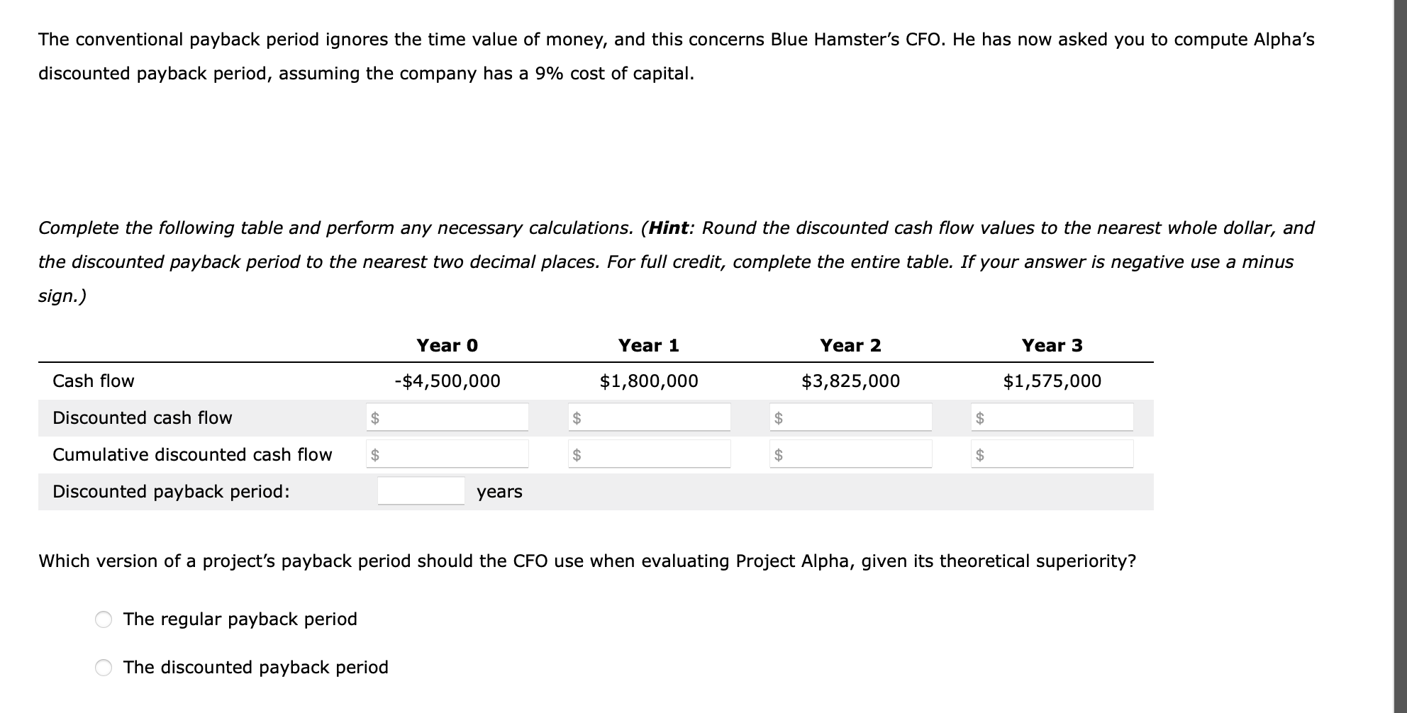 Solved 12. The payback period The payback method helps firms | Chegg.com
