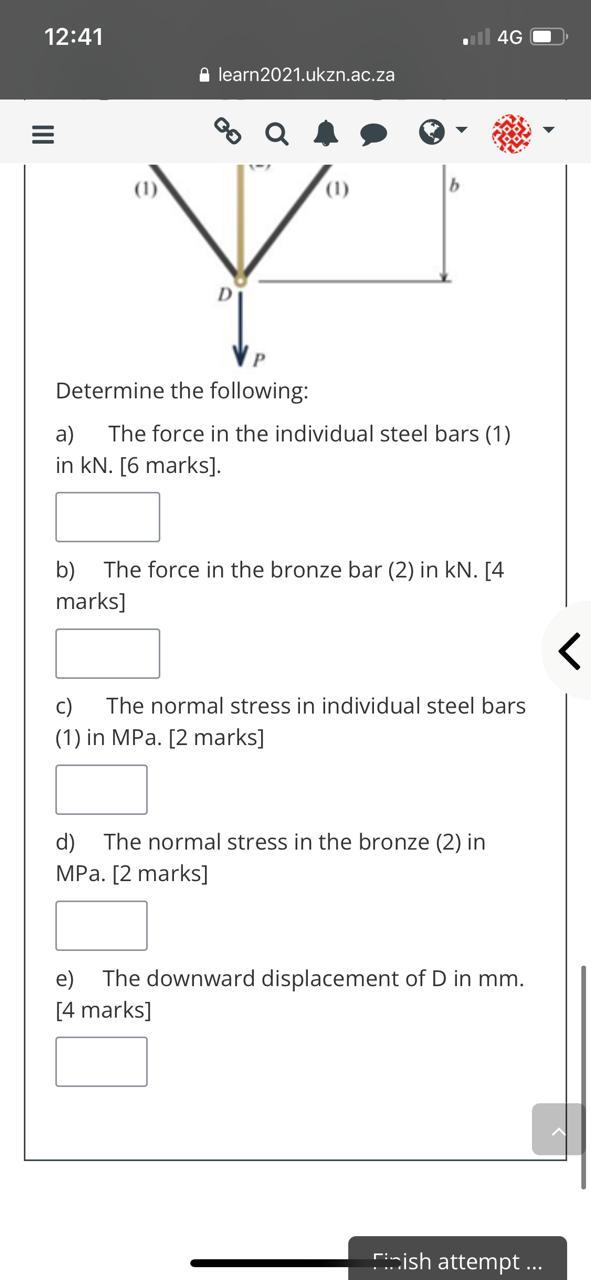 Solved 1241 . 46 learn2021.ukzn.ac.za = QUESTION [18 MARKS]