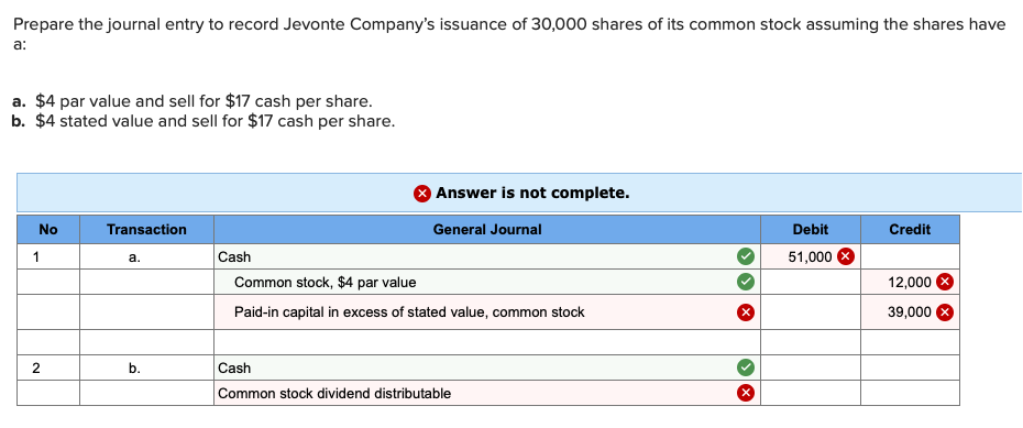 Solved Prepare The Journal Entry To Record Jevonte Company s Chegg