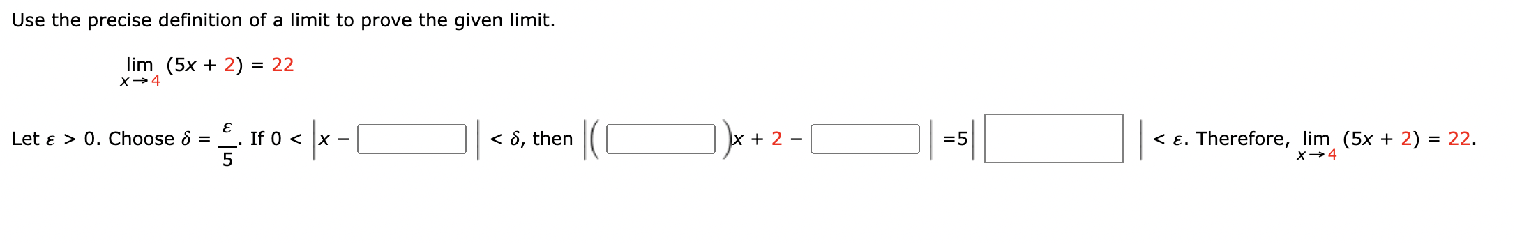 Solved Use The Precise Definition Of A Limit To Prove The | Chegg.com