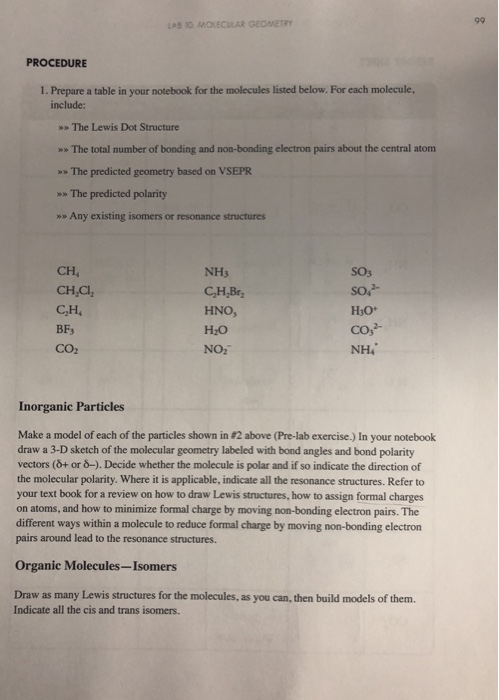 experiment 4 molecular geometry