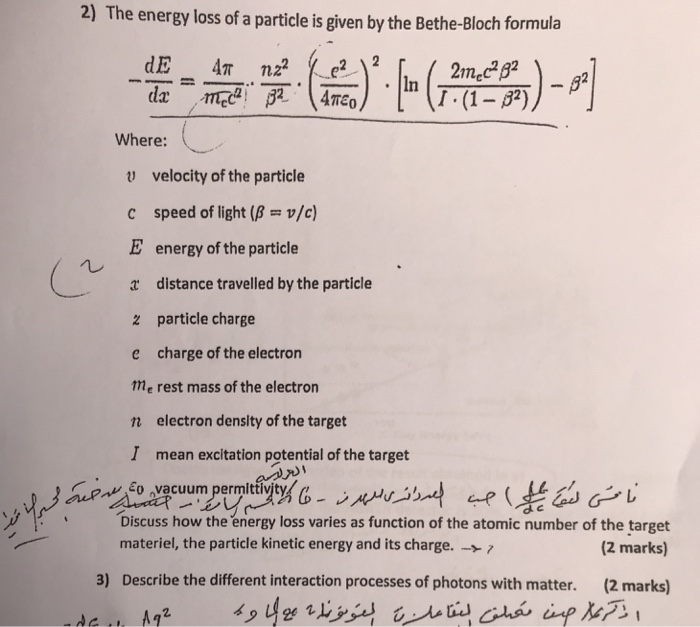 Bethe Bloch Equation Derivation Outlet | Head.hesge.ch