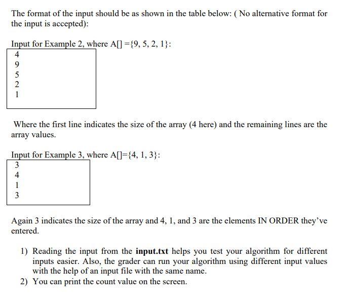 Solved Code in C++: Write an iterative algorithm that | Chegg.com