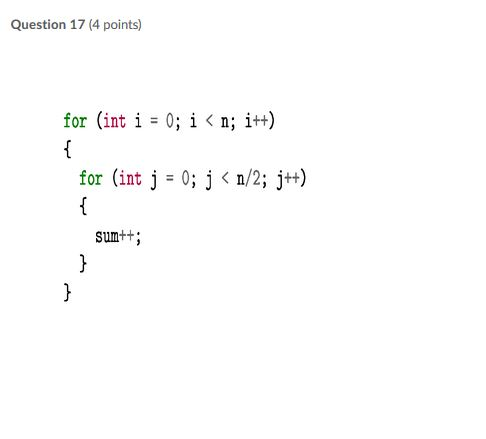Solved Code Time and Complexity For each of the following | Chegg.com