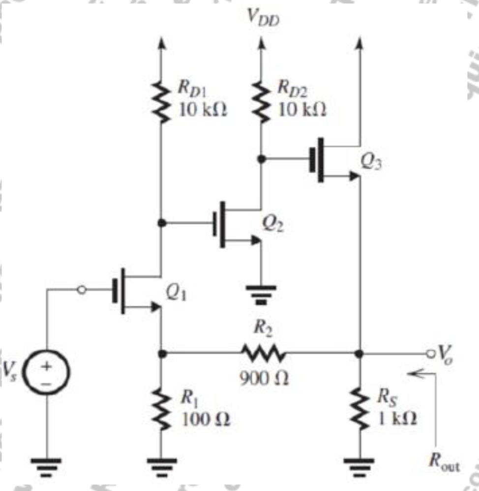 Solved The figure below shows a triple feedback that uses | Chegg.com