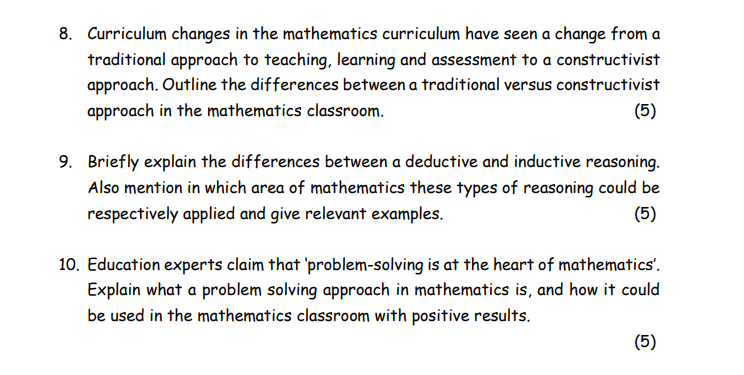 traditional approach to teaching and learning