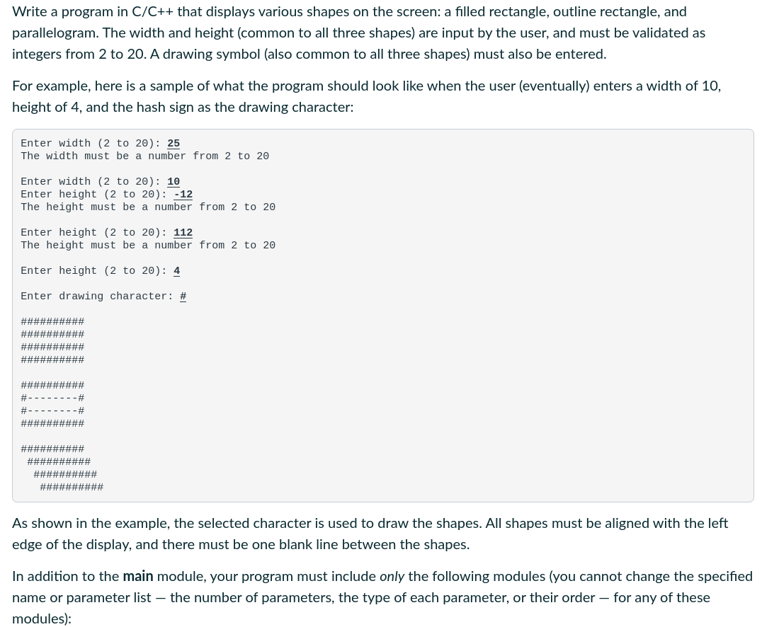 Solved Using these modules/formulas can I get an answer to | Chegg.com